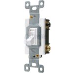 Cathelle 4-Way Heavy Duty Toggle Switch, White 4405