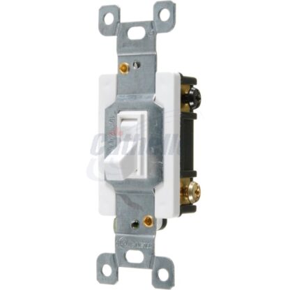 Cathelle 3-Way Toggle Switch, White 4903