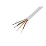 Cathelle 4-Conductor 22 Gauge Telephone Wire, White, Per Meter 5161