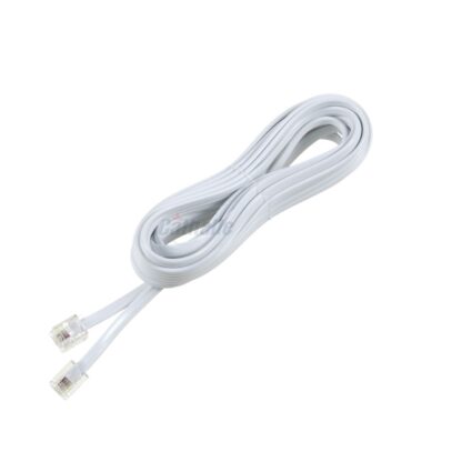 Cathelle 25' Replacement Phone Cord, White 5175