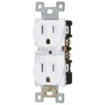 Cathelle Tamper-Proof Outlet Plug, White 5600