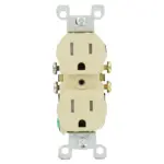 Cathelle Duplex Outlet, Ivory, 10 Box 5630XC