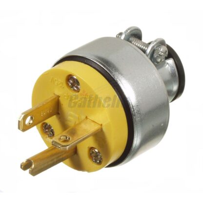 20 Amp 3-Wire Plug with Clamp 6530