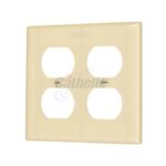 Cathelle Double Switch Plate, Ivory 7812X