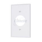 Single Outlet Face Plate, White 7910