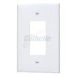 Cathelle Oversized Decora Switch Plate, White 7919