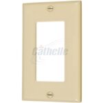 Cathelle Single Decora Plate, Ivory 7923