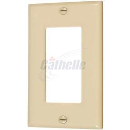 Cathelle Single Decora Plate, Ivory 7923