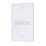 Cathelle Blank Plate, White 7931