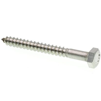 1/4" X 2" Hex Lag Bolt 18-8 Stainless Steel 27AL1/4X2