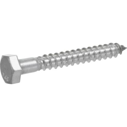 3/8" X 2-1/2" Lag Bolt, Stainless Steel 27AL3/8