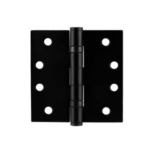 Emtek 5" X 5" Heavy Duty Ball Bearing Hinge, Flat Black, Pair 96416US19