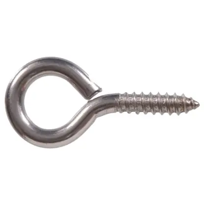 Hillman 1-5/8" Stainless Steel Screw Eye, Large 320986