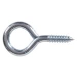 Hillman #4 X 2-3/16" Screw Eye, Zinc, 3 Pack 851841