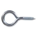 Hillman #2 Screw Eye 0.054 X 7/16", Zinc, 14 Pack 852410