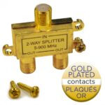 HRS Global 2-Way Cable Splitter CV-51303