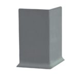 4" Cove Base Corner, Outside, Silver Gray JB55-4-C