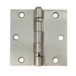 3.5" X 3.5" Ball Bearing Hinge, Satin Nickel, 2 Pack BB0000-350-C15