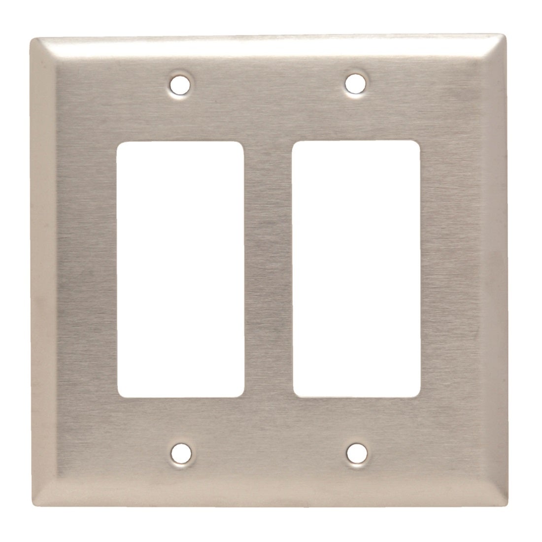 Legrand 2Gang Jumbo Wall Plate, Stainless Steel SSJ262 Preston Hardware