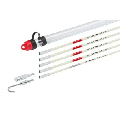 Milwaukee Tool 25' Low and Mid Flex Fiberglass Fish Stick Combo Kit 48-22-4160