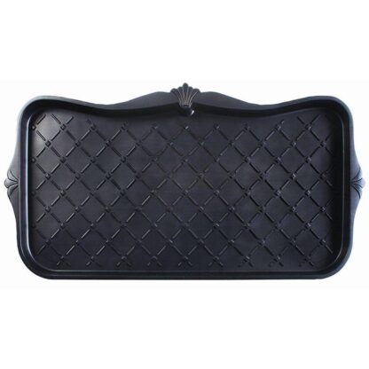 Multy Home 15" X 30" Majestic Boot Tray, Black 1000019