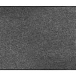 Multy Home 3' X 4' Toledo Vinyl Back Mat, Charcoal 1004644