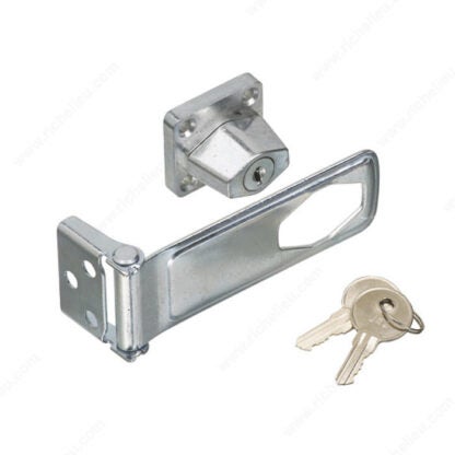 Onward 4-1/2" Heavy-Duty Locking Hasp, Zinc 3225X-V