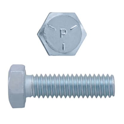 Paulin 1/4" X 1-1/4" Hex Bolt, UNC GR5 Zinc Plated, 100 Box 075-311