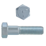 Paulin 1/2" X 2" Hex Bolt, UNC GR5 Zinc Plated, 50 Box 075-586