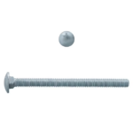 Paulin 5/16" X 4" UNC Plated Carriage Bolt, 100 Box 129-459