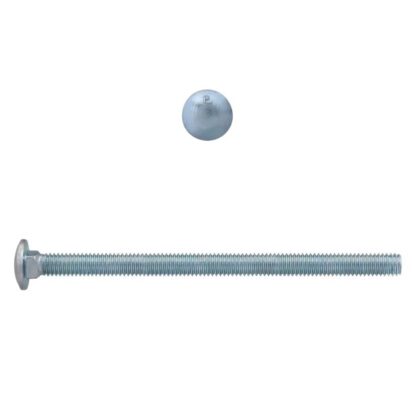 Paulin 3/8" X 6" UNC Plated Carriage Bolt, 50 Box 129-509