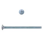 Paulin 3/8" X 6" Galvanized Carriage Bolt, 50 Box 852-509