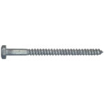 Paulin 1/4" X 5" Galvanized Lag Bolt, 100 Box 854-326