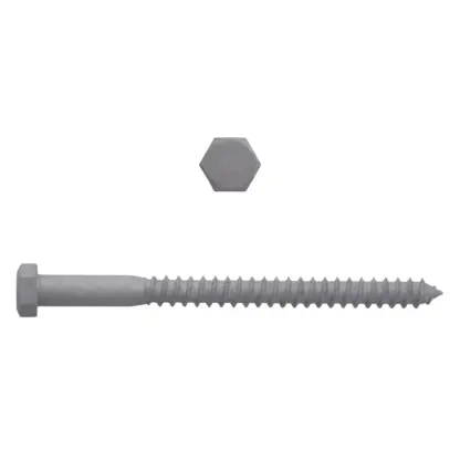 Paulin 3/8" X 5" Galvanized Lag Bolt, 50 Box 854-506