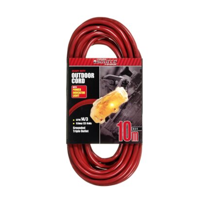 PowerSource 14/3 10M 3-Outlet Extension Cord 4430