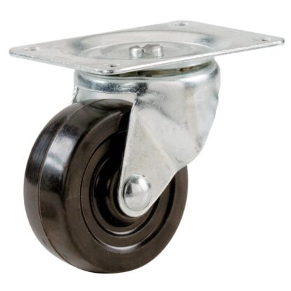 Shepherd 4" Swivel Caster, Rubber 9480