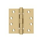 Taymor 4" X 4" Square Hinge, Dull Brass, 2 Pack 25-PK8744C