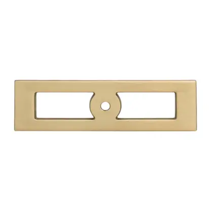 Top Knobs Hollin 3-3/4" Knob Backplate, Honey Bronze TK922HB