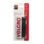 Velcro Sticky Back Hook & Loop Fasteners, Black, 4 Pack 90075