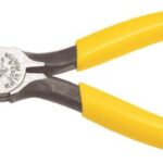 KLEIN TOOLS D203-7 Nose Plier, 7-3/16 in OAL, 1-1/4 in Jaw Opening, Yellow Handle, Dipped Handle, 0.688 in W Jaw