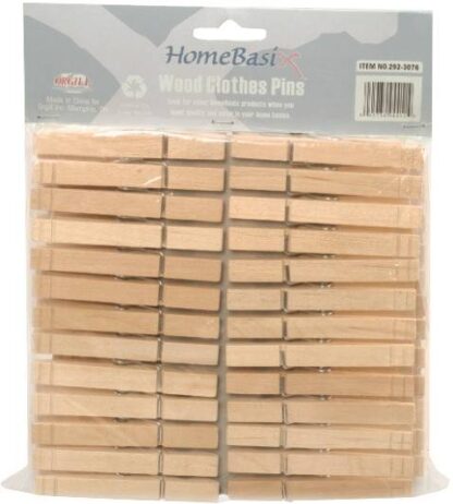 Simple Spaces HEA00050C-S3L Clothespin, 3/8 in W