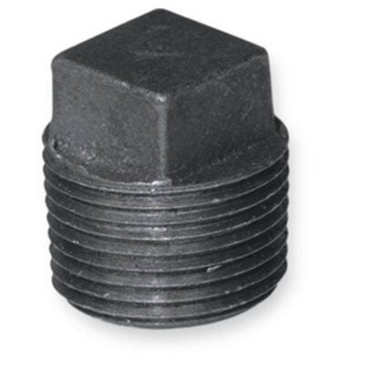 aqua-dynamic 5521-803 Pipe Plug, 1/2 in, MPT, Square Head, Iron