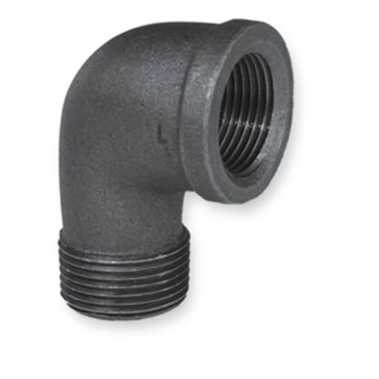 aqua-dynamic 5520-301 Street Pipe Elbow, 1/4 in, Threaded, 90 deg Angle, Malleable Iron, 150 psi Pressure