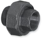 aqua-dynamic 5521-703 Union, 1/2 in, FPT, Black Iron, 150 psi Pressure