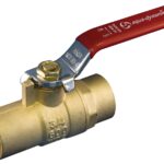 aqua-dynamic 1197-803 Ball Valve, 1/2 in Connection, Solder, 600 psi Pressure, Brass Body