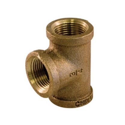 aqua-dynamic 4493-003 Pipe Tee, 1/2 in, FPT, Bronze