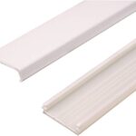 Wiremold NMW NMW1 Raceway Wire Channel, 60 in L, 1-5/16 in W, 1 -Channel, Plastic, White