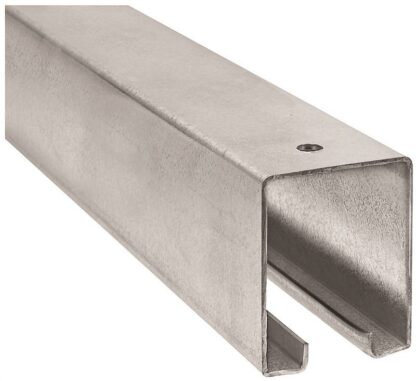 National Hardware N105-726 Box Rail, Steel, Galvanized, 1-57/64 in W, 2-13/32 in H, 8 ft L