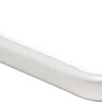 Kenney KN512 Curtain Rod, 1 in Dia, 48 to 86 in L, Steel, White