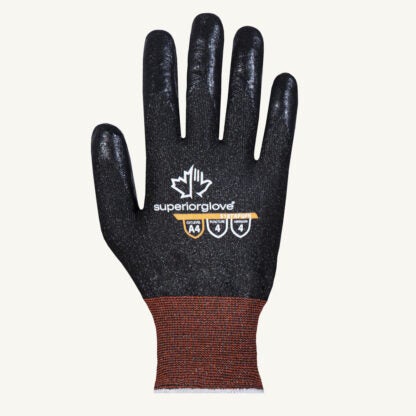 Superior Glove S18TAFGFN Tenactiv ANSI 4 Cut Resistant Nitrile Glove